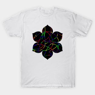 Abstract Threads, Rainbow Dapple T-Shirt